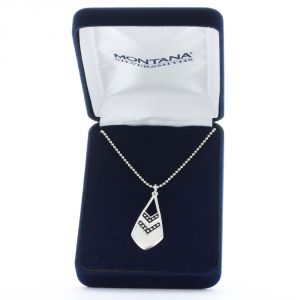 Montana Silversmiths Odds are Chevron Feather Necklace (NC3508)